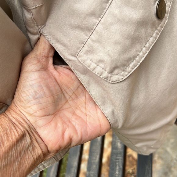 Vintage London Fog Cream Utility Jacket …009-Hanger - Picture 3 of 15